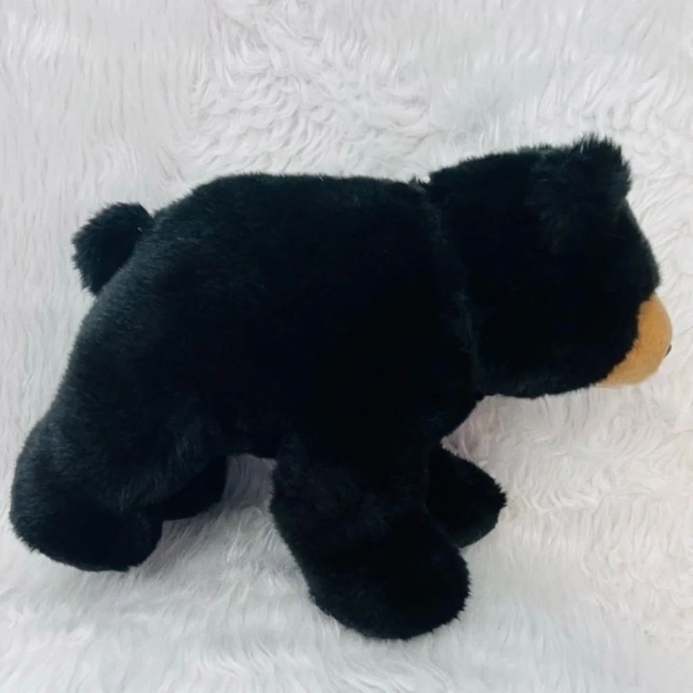New Aurora Black Bear Plush Stuffed Animal Approx 13” Gift Present